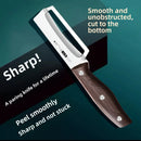 Edelstahl-Schälmesser mit Holzgriff