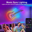 RGB-Neon-LED-Streifen – Musiksynchronisation per App für die Raumdekoration